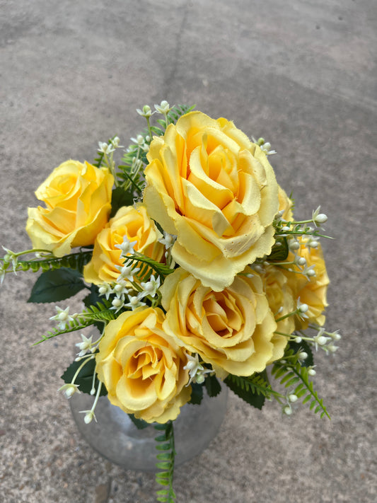 ELEGANT ROSE X 9-yellow-52542