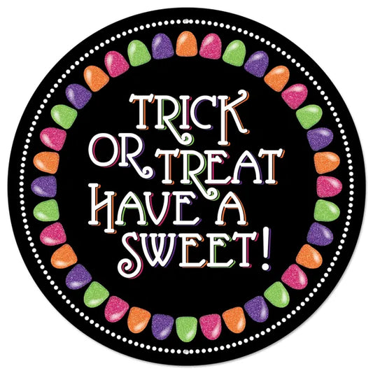 12"DIA GLTTR TRICK OR TREAT HAVE A SWEET-MULTI-MD1618