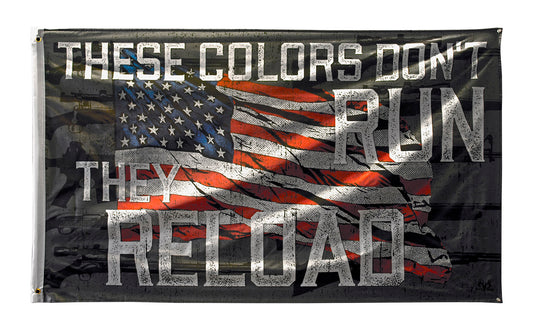 3' x 5' Second Amendment American Flag featuring These Colors Don't Run-40139