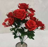 ROSE BUSH X 12 RED - 11675