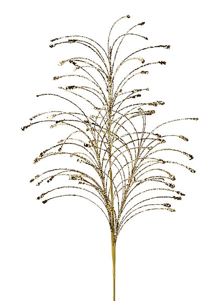 35"L GLTTR/HEX GLTTR FISHLINE SPRAY- GOLD- XS144108