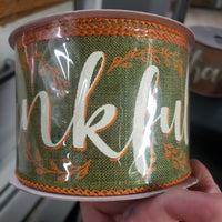 2.5"X10yd  fall ribbon