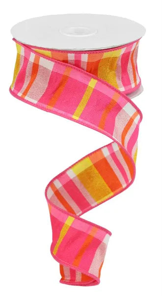 1.5x10yd faux dupioni plaid-RGP109792