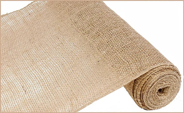 12"X10YD LOOSE WEAVE BURLAP- NATURAL- RK9017