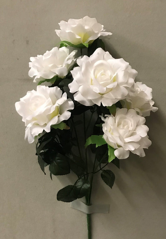 DELUXE ROSE X 7 WHITE - 21701