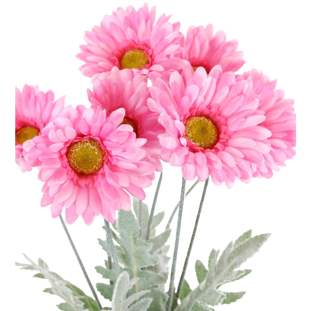 GERBERA BUSH X 8 18" - PINK - 220129