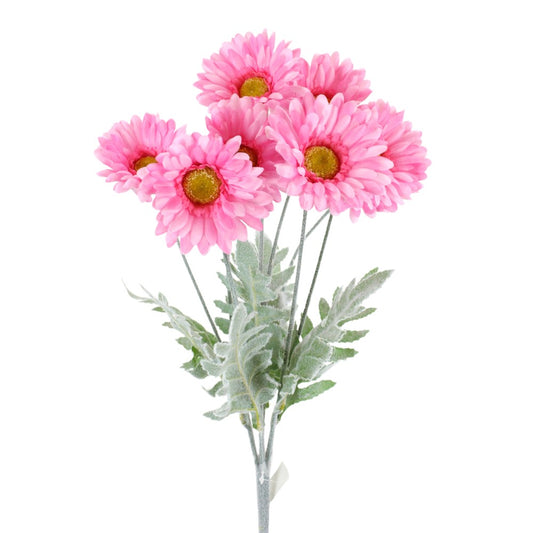 GERBERA BUSH X 8 18" - PINK - 220129