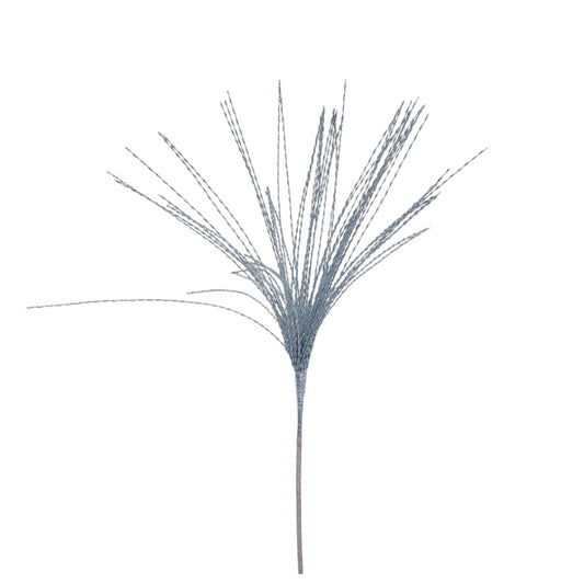 25" SILVER GLITTER TINSEL SPRAY - 224699
