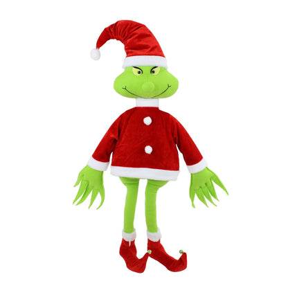 33 INCHES GREEN ELF STANDING - RED GREEN - 229104