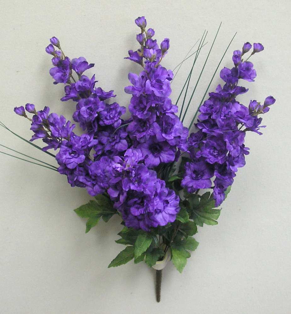 25" DELPHINIUM BUSH X 7-GPB011-PURPLE