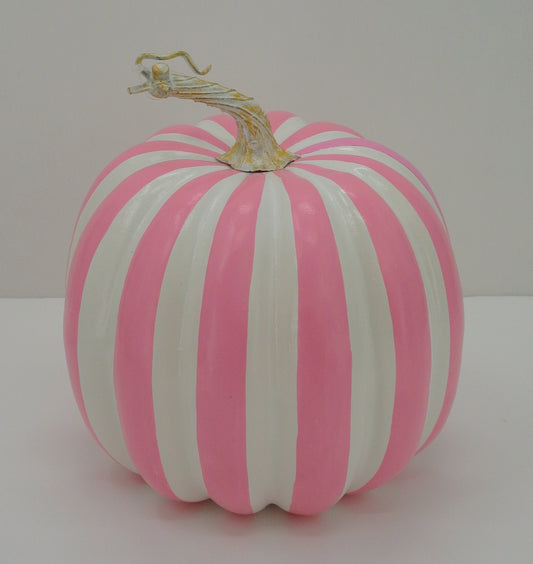 7.5 IN STRIPE PUMPKIN- 23066-PKWT