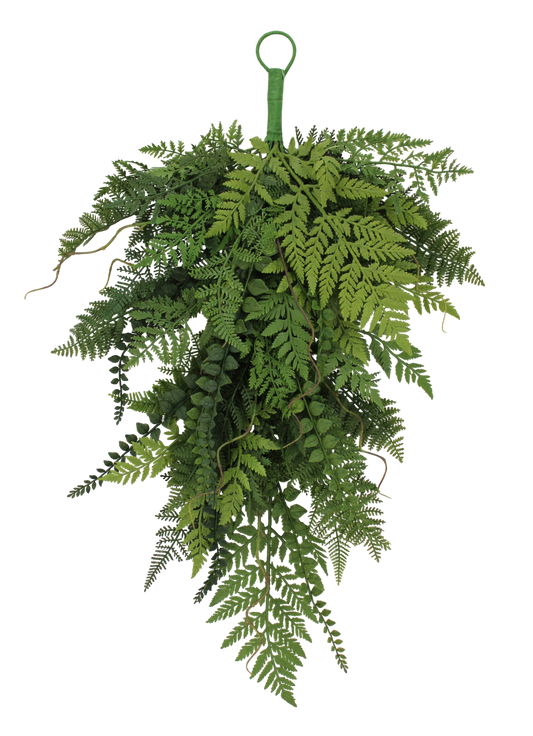 26 IN MIXED FERN TEARDROP- 23166