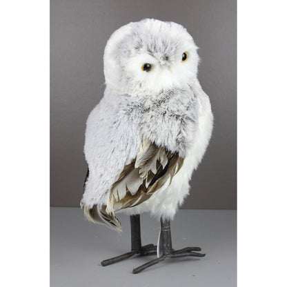 16 INCHES OWL - GREY WHITE- 235726