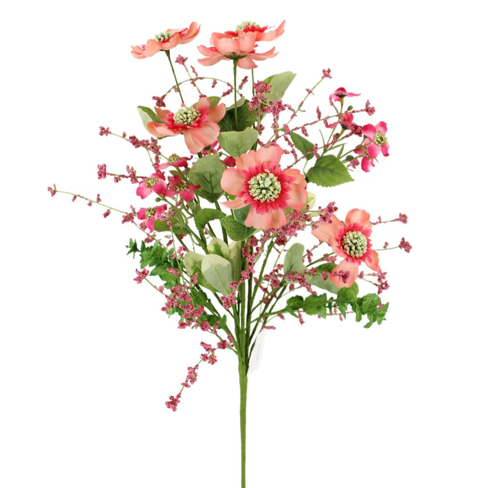 MIX FLOWER SPRAY 21" - PINK - 250335