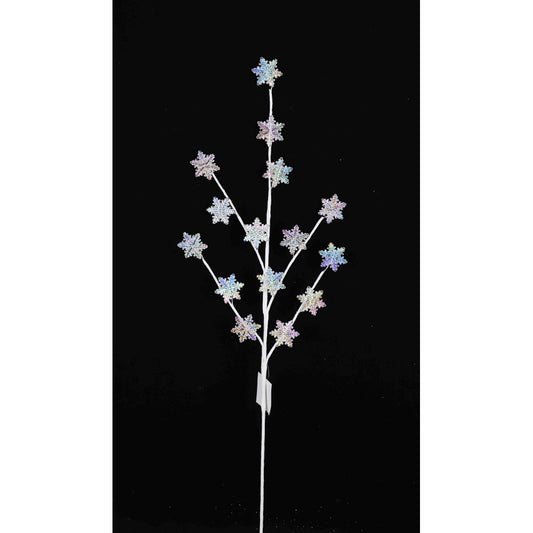 29" CLEAR ACRYLIC SNOWFLAKE SPRAY - 253469