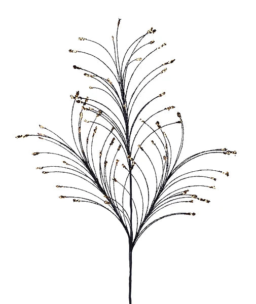 35"L GLTTR/HEX GLTTR FISHLINE SPRAY- BLACK/DARK GOLD- XS1441AA
