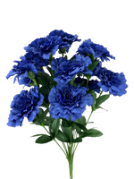 Navy Blue Color Fast Carnation Bush x 12 - 314113NVBL