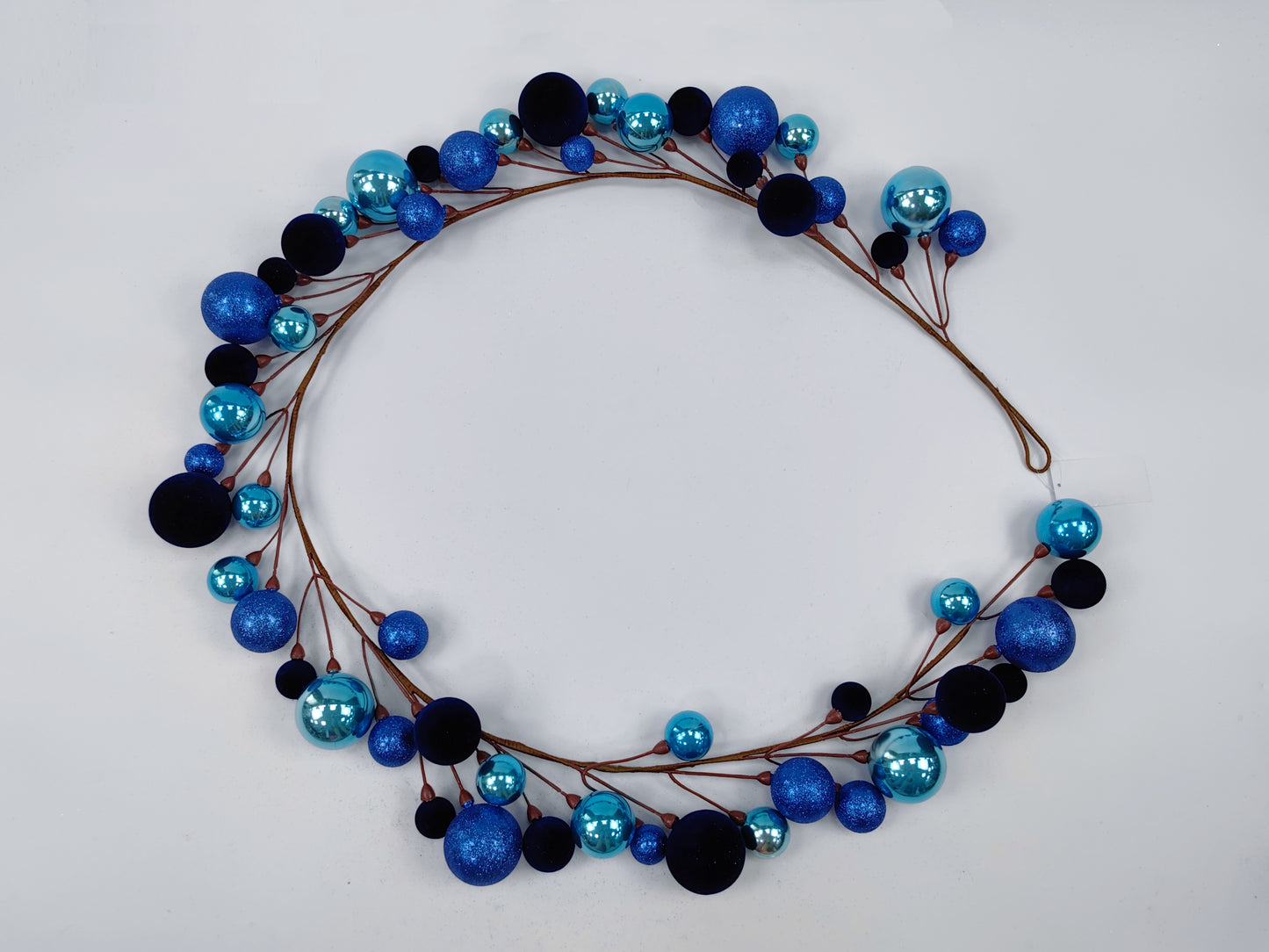 65 IN BALL ORNAMENT GARLAND-32256-BL