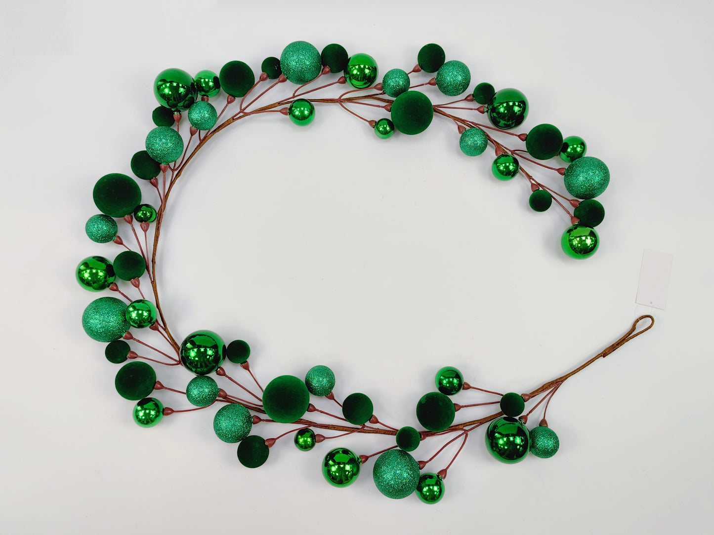 65 IN BALL ORNAMENT GARLAND-32256-GN
