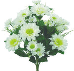 12 in Cream Daisy Bush x 12 - 35035CM