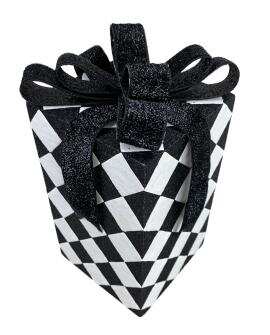 Harlequin Gift Box H9xW4.5xD4.5- 85242BKWT