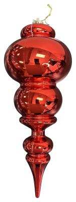 Orn Metallic Finial H14xDIA5- 86959RD