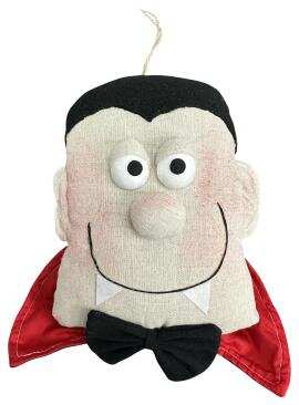 Plush Dracula Head H13xW10xD5- 57501BK