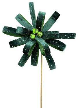 Looped Flower Stem H23xW10- 86846GN