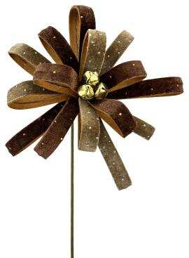Looped Flower Stem H23xW10- 86846BN