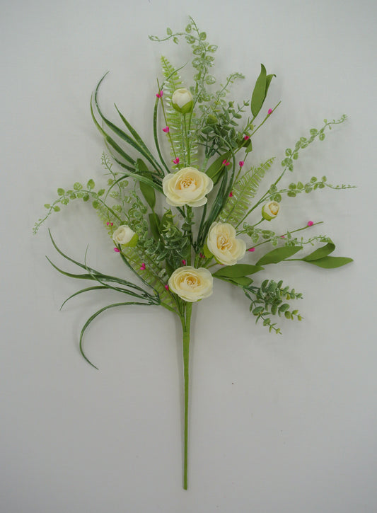 26.5 IN CREAM RANUNCULUS SPRAY - 40203-CR