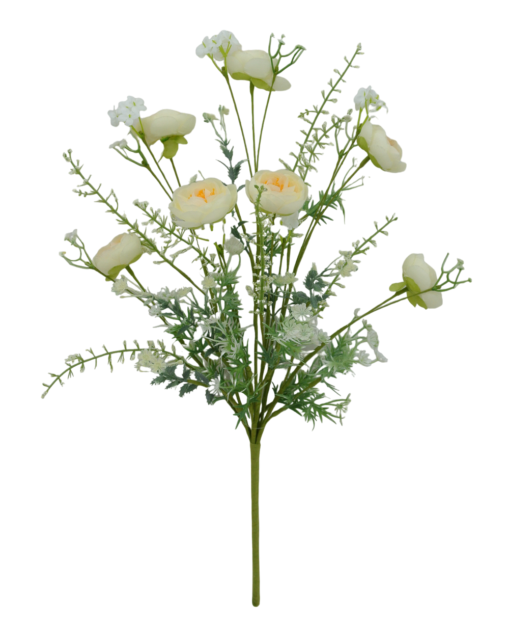 21.5 IN CREAM RANUNCULUS MIXED - 40218-CR