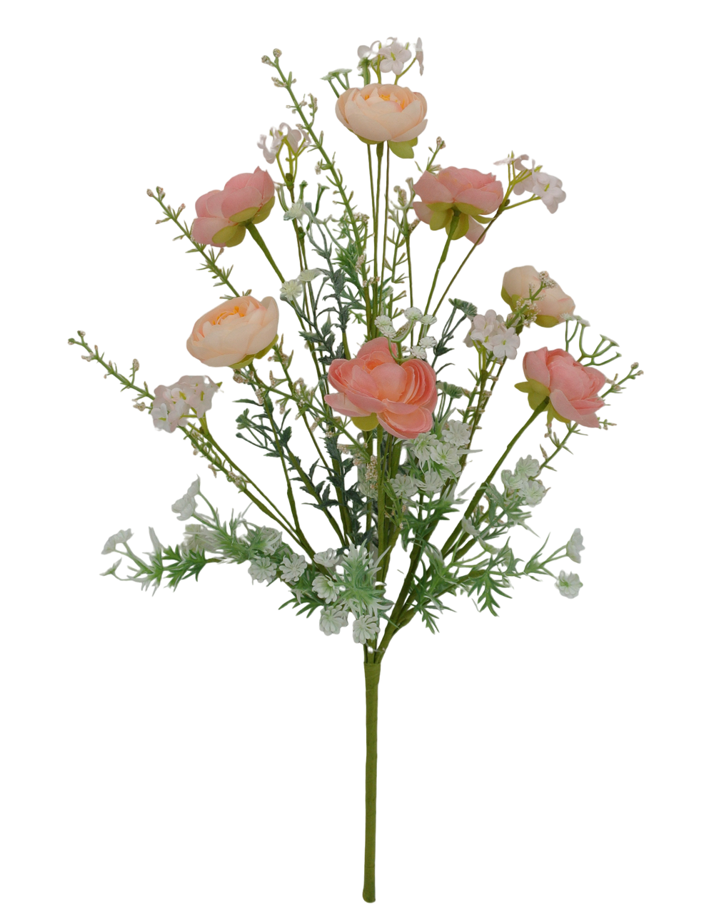 21.5 IN PEACH RANUNCULUS MIXED - 40218-PH