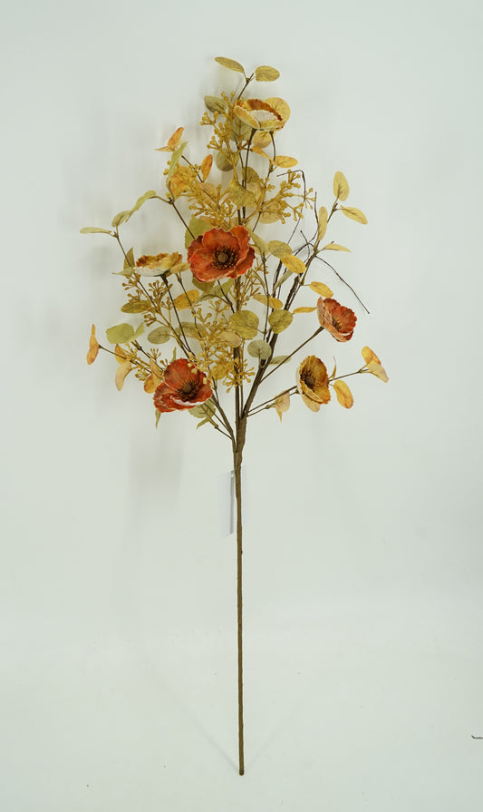 32 IN MIXED POPPY SPRAY- 40501