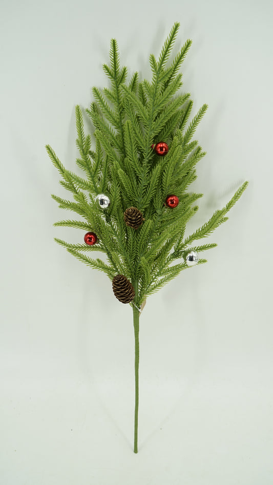 26 IN MIXED NORFOLK PINE BALL- 40529