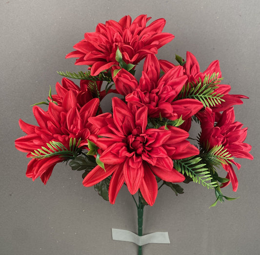 DAHLIA BUSH X 9 RED - 41126