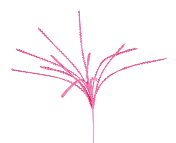 35"L Glttr/Ball/Rope Dangling Spray-Pink-MN049422