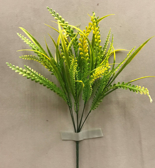 PLS MIX FERN BUSH X7 YELLOW - 43157