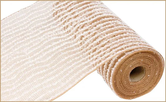 10.25" x 10yd Drift/Pp Mesh-Natural/White-RY810248