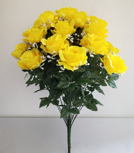 ROSE BUSH X24 (SATIN) YELLOW - 45240