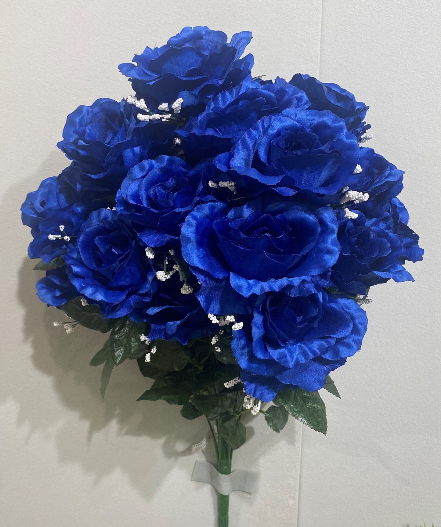 ROSE BUSH X 24 (SATIN) NAVY WITH GYPSO - 45249