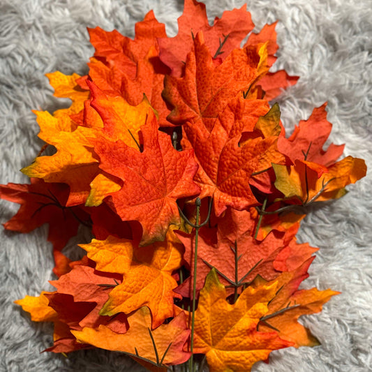 Fall Leaves Bush - 72125