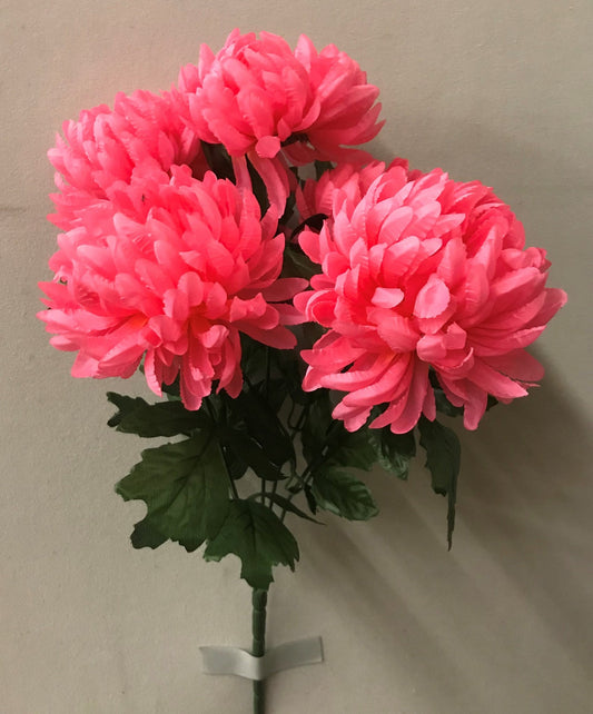 CHRYSANTHEMUM BUSH X5 PINK - 47423