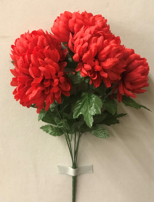 CHRYSANTHEMUM BUSH X5 RED - 47424