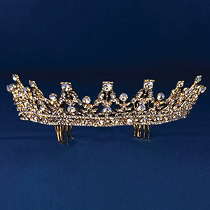 GOLD TIARA, 2.25" H - 4987-GOLD