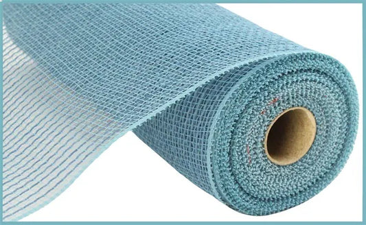 10.25" x 10yd Faux Jute/Pp Stripe-Smoke Blue-RY8312AH