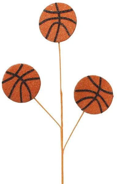 29"Oal Glitter Basketball Spray-Orange/Black-MZ186520