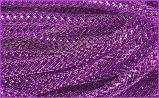 8Mmx30yd Deco Flex Tubing-Purple W/Bright Purple-RE302423