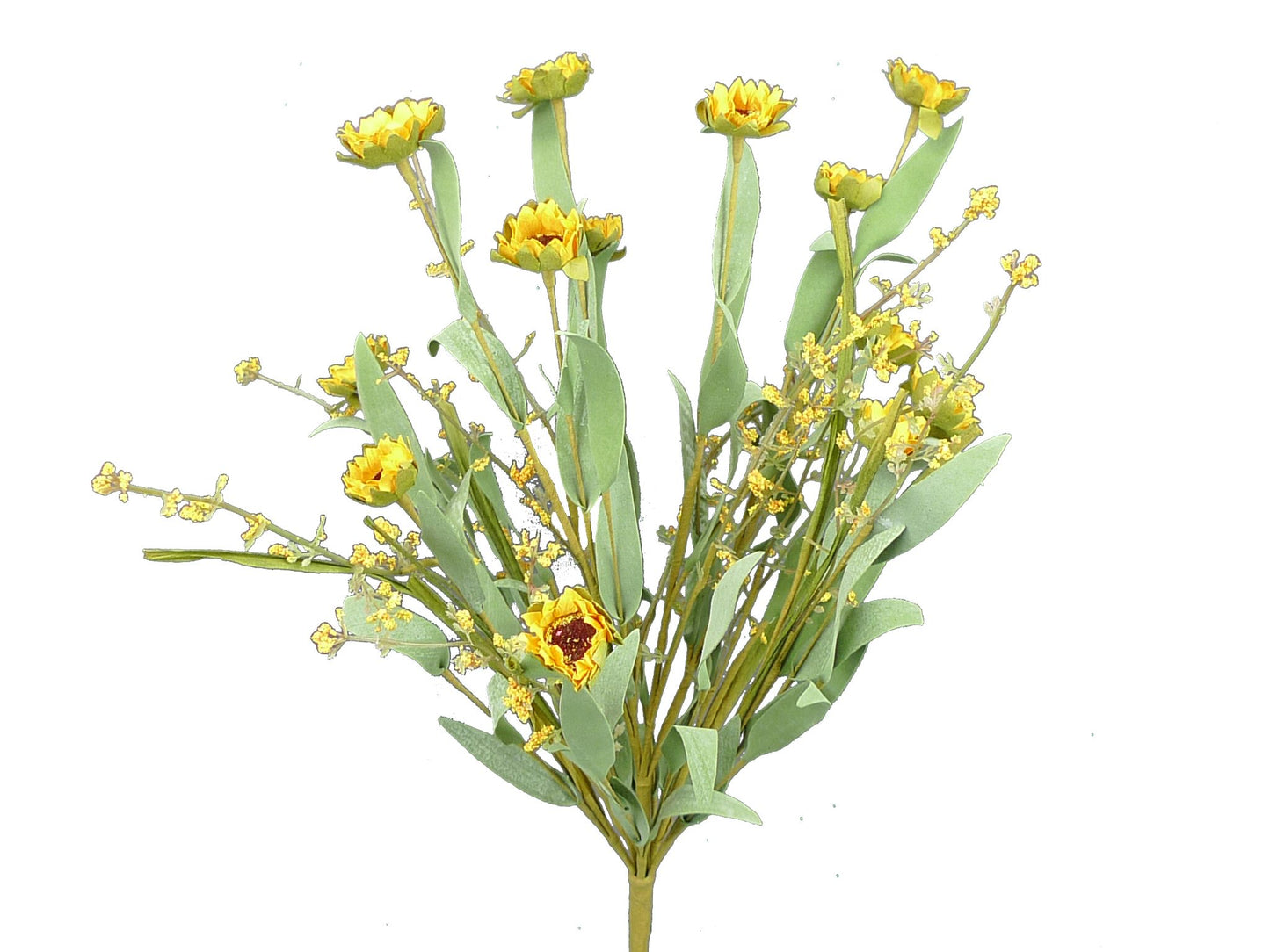 20 in Yellow Mini Sunflower Grass Bush - 56439YW