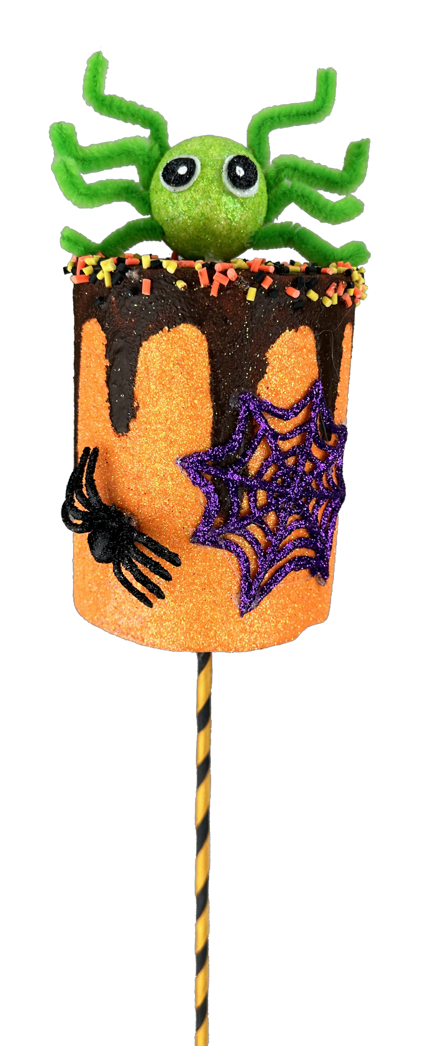 Halloween Spider Marshmallow Pick H18xW3 - 57078HAL