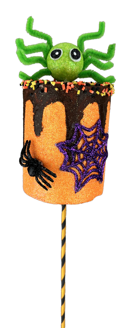 Halloween Spider Marshmallow Pick H18xW3 - 57078HAL